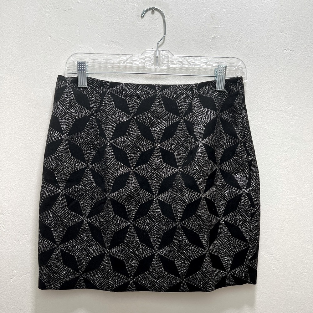 Six Crip Day Skirt glotter mini skirt black size medium